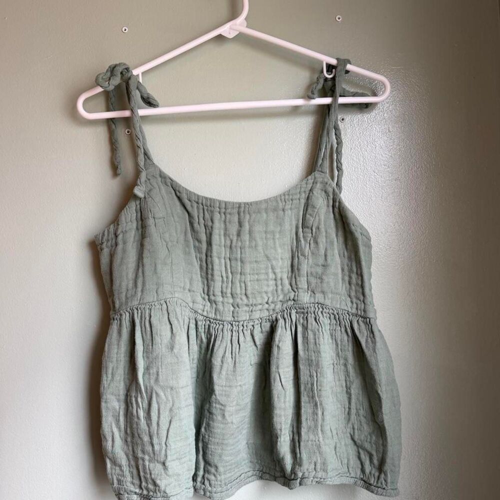 Old-navy Women's Green and Khaki Vest